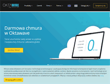 Tablet Screenshot of oktawave.com